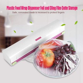 Wrap Organizer with Cutter, Wrap Cutter and Dispenser Kitchen Storage Organization Holder Easy Storage in Most Kitchen Drawers for Foil Cling Film and Wax Paper