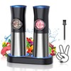 Gravity Electric Salt and Pepper Grinder Set - USB Rechargeable