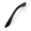 JIASENBAO Black Cabinet Pulls 5 Inch Arch Twisted Matte Black