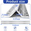 24 Ft V-Track Galvanized Inverted V Track with Hammer Drive