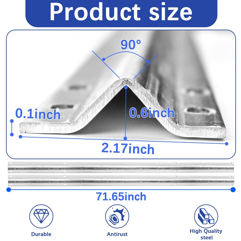 24 Ft V-Track Galvanized Inverted V Track with Hammer Drive