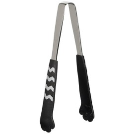 田辺金具 卓上トング きゃっちだにゃん しま 黒 1214