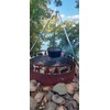 Mann Lake Foldable Stainless Steel Tripod Hanging Pot Stand, Camping