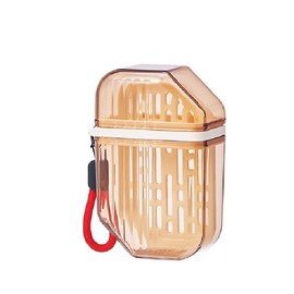 Travel Soap Case 2 Pack, Travel Soap Holder with Drain, Portable Bar Soap Box Travel Container for Traveling Home Camping Gym Dormitory (Style 1, 11.7 * 4.1 * 7.5CM)