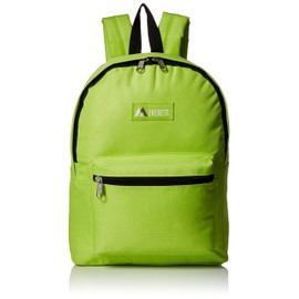 Everest Luggage Basic Backpack, Lime, Medium