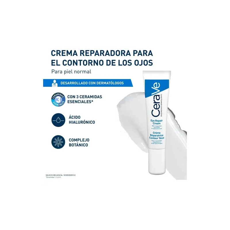 Cerave Crema Reparadora Para El Contorno De Los Ojos