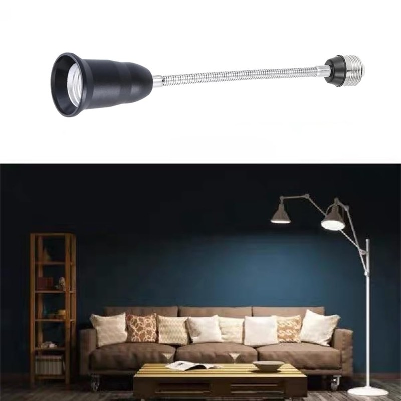 E26/E27 Light Socket Extender Adapter,30cm/12 inch Light Bulb Extension,E26 to