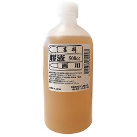 KISSHO Paint for Nihonga Glue Liquid, 16.9 fl oz (500 ml)