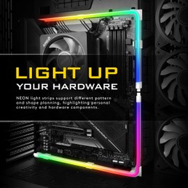 EZDIY-FAB Premium Addressable LED Strip Kit for PC 5V ARGB Motherboard Sync AU- Rainbow case Fan LED 2pcs with C-Y