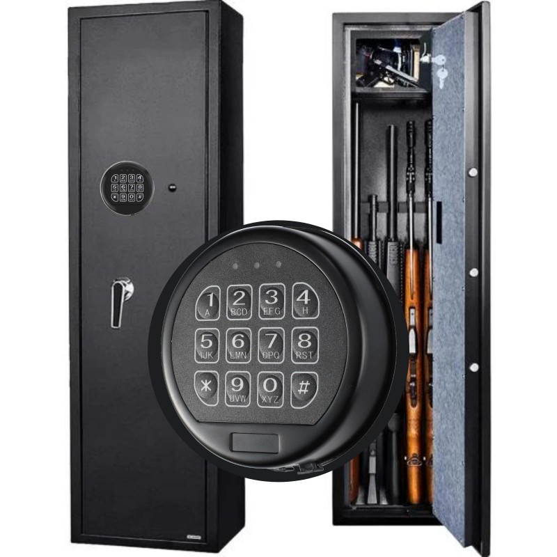 WAH LIN PARTS Gun Safe Lock Replacement Black Keypad with