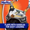 Hefty Load & Carry Heavy Duty Contractor Large Trash Bags,