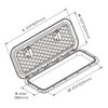 SEAFLO Marine Boat Deck Rectangular Access Hatch - 9.57" x