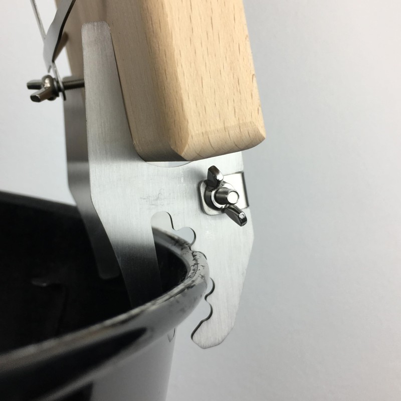Bargen Flame Salmon Board Holder for Fire Bowls, Fire Barrels