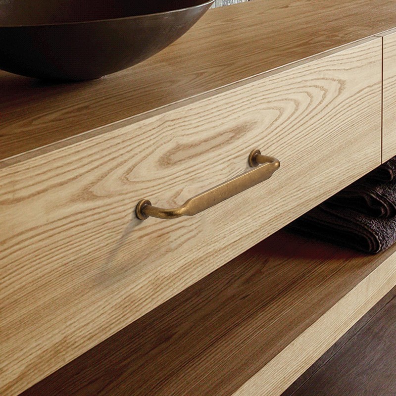 Asidrama 20 Pack 5 Inch(128mm) Antique Brass Kitchen Cabinet Handles,