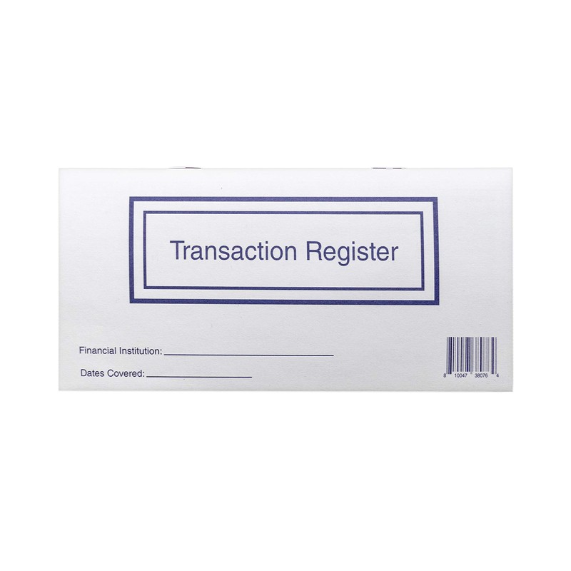 Checkbook Registers for Personal Checkbook, Transactions Ledgers, Pack of 10,
