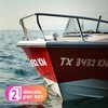 Custom Boat Registration Numbers – Waterproof Vinyl Boat Decals for