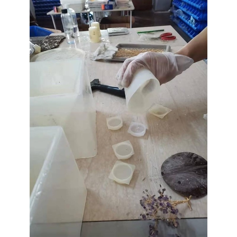 Orgone Pendant Metatron Cube Merkaba Turquoise Necklace, Orgonite Protection Amulet