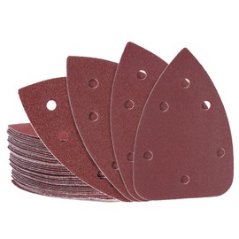 Detail Sanding Sheets Set Mouse Sandpaper 140mm x 100mm 6 Holes 40pcs
