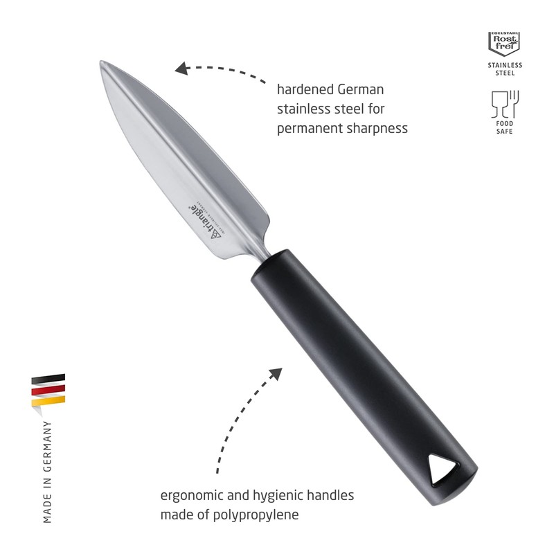 triangle Fruit Decorator - V-Shaped Stainless Steel Blade to Cut,