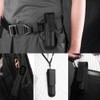 Flashlight Holster, Nylon Flashlight Pouch Waterproof Torch Carry Case for