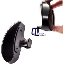 2 piezas de punto ciego espejos de auto ajustables auxiliares auxiliares de gran angular universal para autos universales.