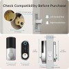 SMONET Smart Deadbolt Fingerprint Electronic Deadbolt Door Lock with Keypad