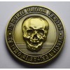 The Commemorative Coin Company MEMENTO MORI/VIVERE Antique Gold REMINDER COIN