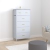 YILQQPER Tall Dresser for Bedroom with 6 Fabric Drawers, Chest