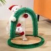 Happi N Pets Christmas Cat Toys, Cat Arch Self Groomer,