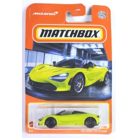 Matchbox 3 Car Lot MATCHBOX 2019 McLAREN 720S SPIDER Silver Yellow Purple MBX