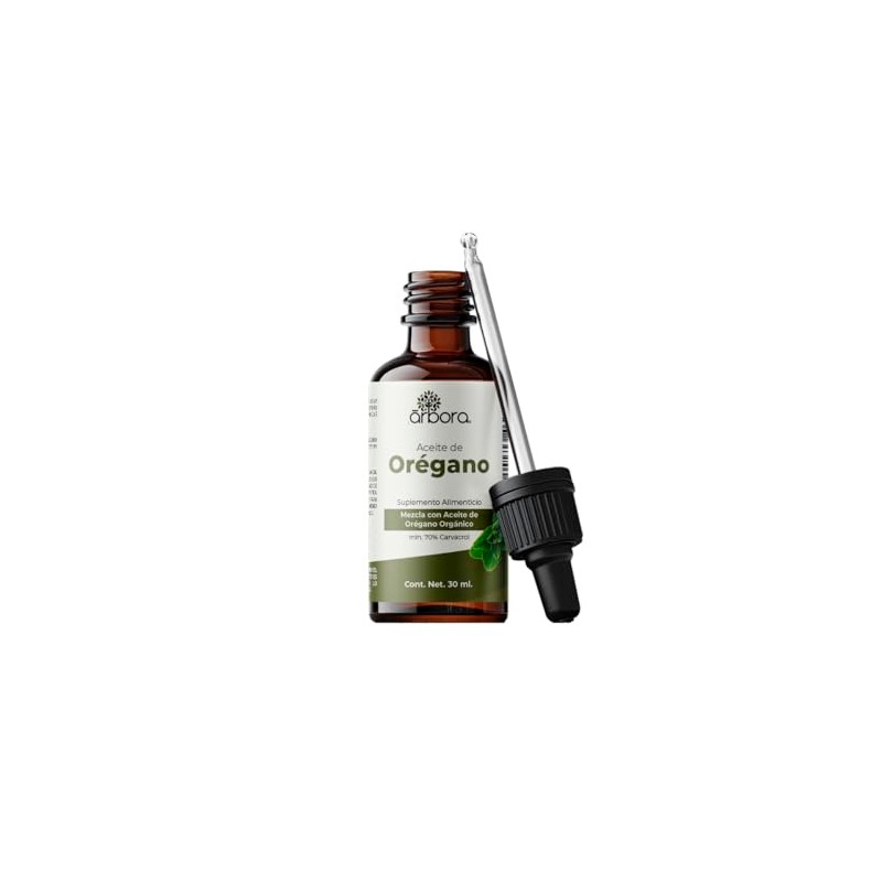 Árbora Aceite de Orégano 70% carvacrol con oliva para consumo