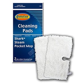 EnviroCare Replacement Cleaning Pads Compatible with Shark Steam Pocket Mops S3500 Series S3501 S3601 S3550 S3901 S3801 SE450 S3801CO S3601D 2 Count