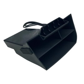 EUHMUOD Center Console Organizer Tray with USB Extension Cable Replacement for 10th Gen Honda Civic Sedan 2016-2021 - Storage Box with Coin Trays & Card Slots, for Cards, Coins, Phone Holder