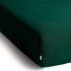 DecoKing Fitted Sheet Small Double Cotton Jersey Boxspring, Amber Collection,
