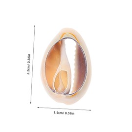 Vaguelly Bulk Jewelry Making Set 10pcs Seashell Beads for Jewelry Shell Jewelry Findings Decorative Sea Shells for DIY Projects