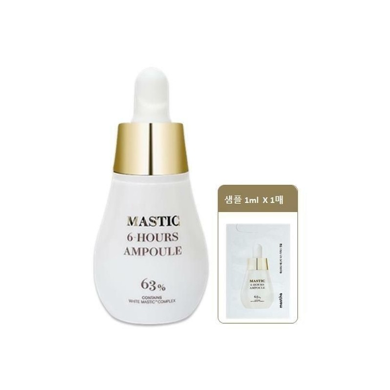 Mastina (현대Hmall) [매스티나] 앰플 식스 아워스 화이트 매스틱 15ml +샘플