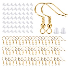 Earring Hooks 600 PCS,925 Sterling Silver Hypoallergenic Earring Hooks for Jewelry Making,Earring Making Supplies with Earring Backs and Jump Rings,Upgraded Premium Earring Making kit.
