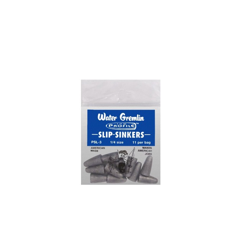 Water Gremlin Company PSL-2 Worm Weight 3/16oz 12Pc