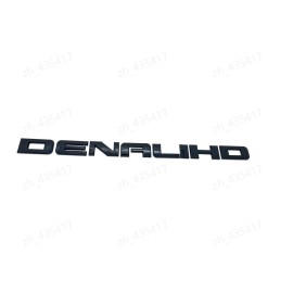 GMC 1x Denali HD Side Door Tailgate Letter Nameplate Emblem Badge for Sierra Gloss