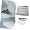 COHEALI Stainless Steel Dryer Vent Cover Louvered Outdoor Vent Cap