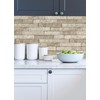 Stone Natural Peel and Stick Rolled Backsplash, NH6239