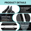 Chelhead Black Magnetic Floor Jack Pad, 2 Pack Aluminum Grooved