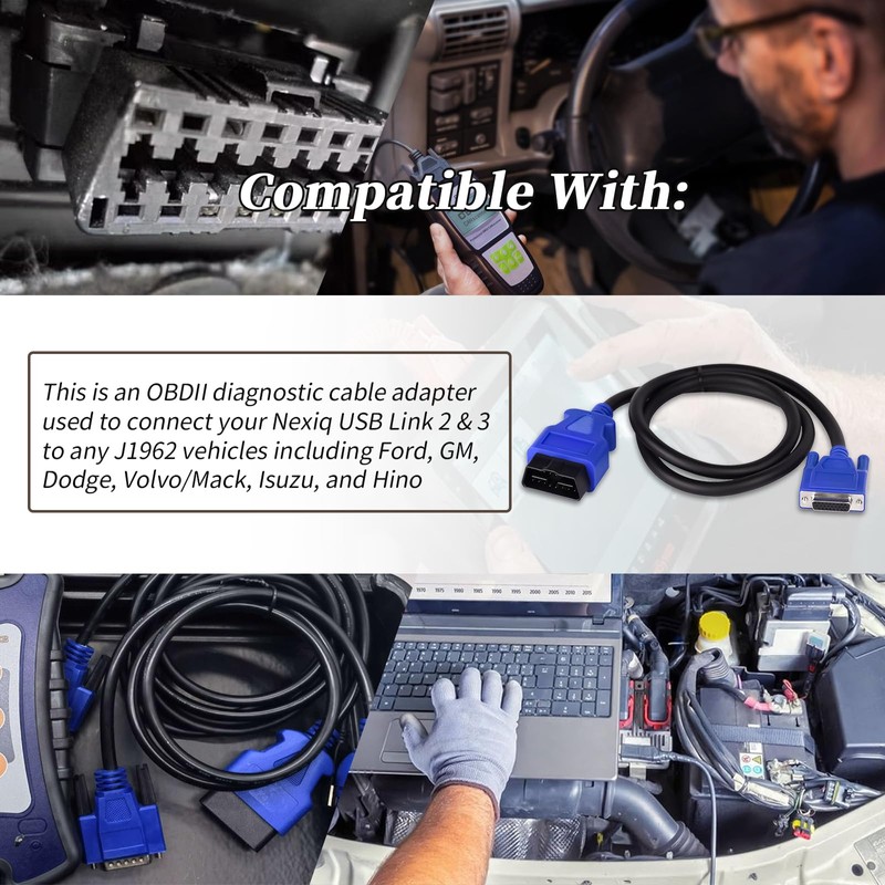 XYgdhqpt OBD2 Cable(16 Pin Adapter) Fits for The USB Link
