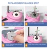 VLOXO Replacement Blades Compatible- with 4V VLOXO Y4100 Cordless Electric