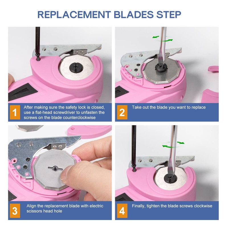 VLOXO Replacement Blades Compatible- with 4V VLOXO Y4100 Cordless Electric