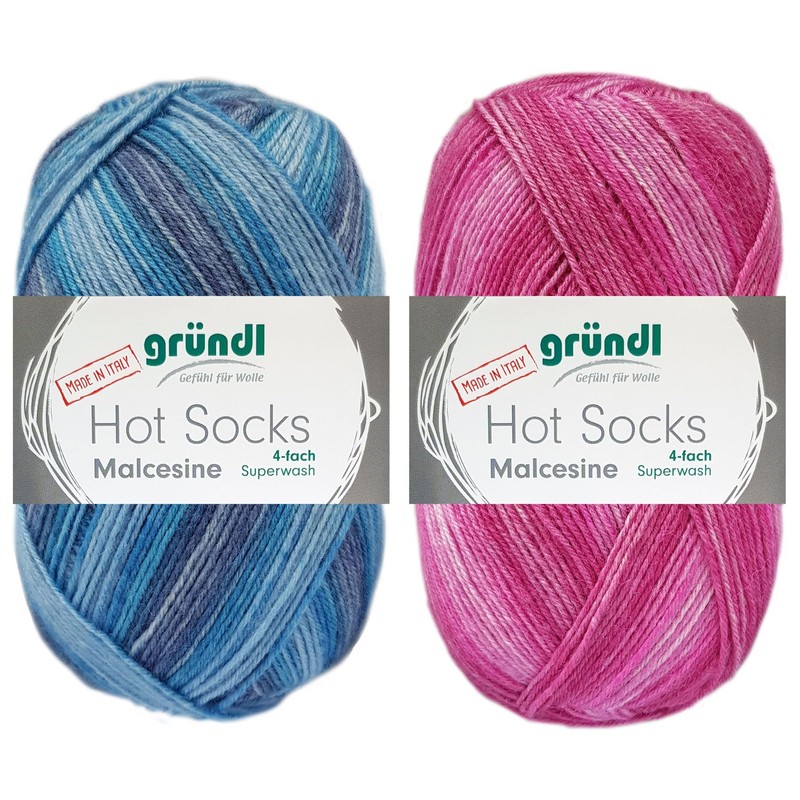2 x 100 g Gründl Hot Socks Malcesine (Sock Wool
