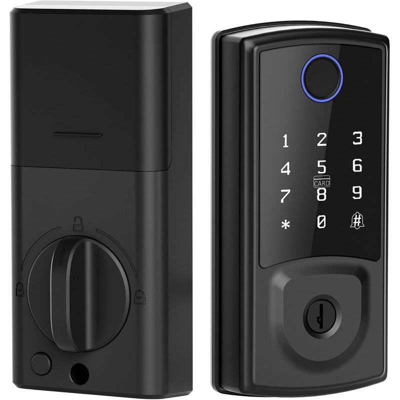 Smart Door Lock,Keyless Entry Door Lock for Front Door,Security Smart