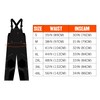 Ergodyne N-Ferno 6472 Winter Insulated Bib Overalls, Workwear Outerwear, Thermal