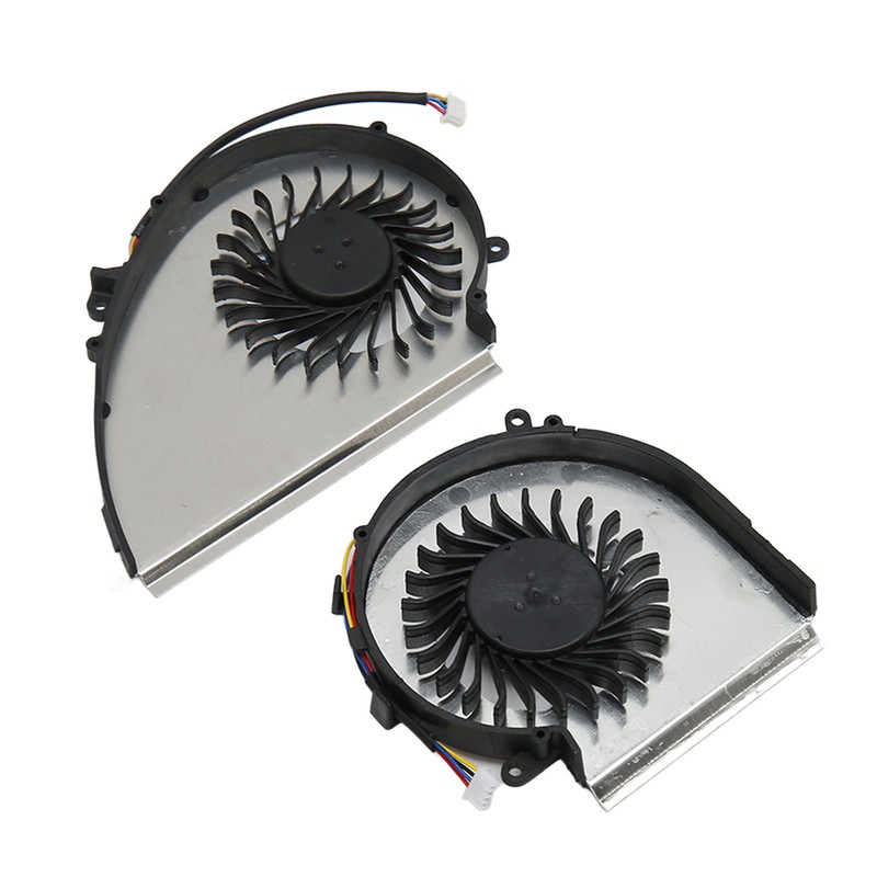 Cooling Fan 4 Pin Aluminum Alloy ABS Easy Replaceable Laptop