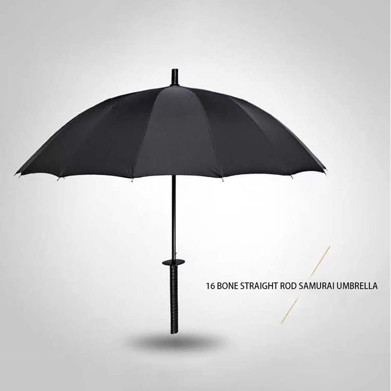 Topmall Samurai Umbrella Windproof Semi-automatic 8 Bone